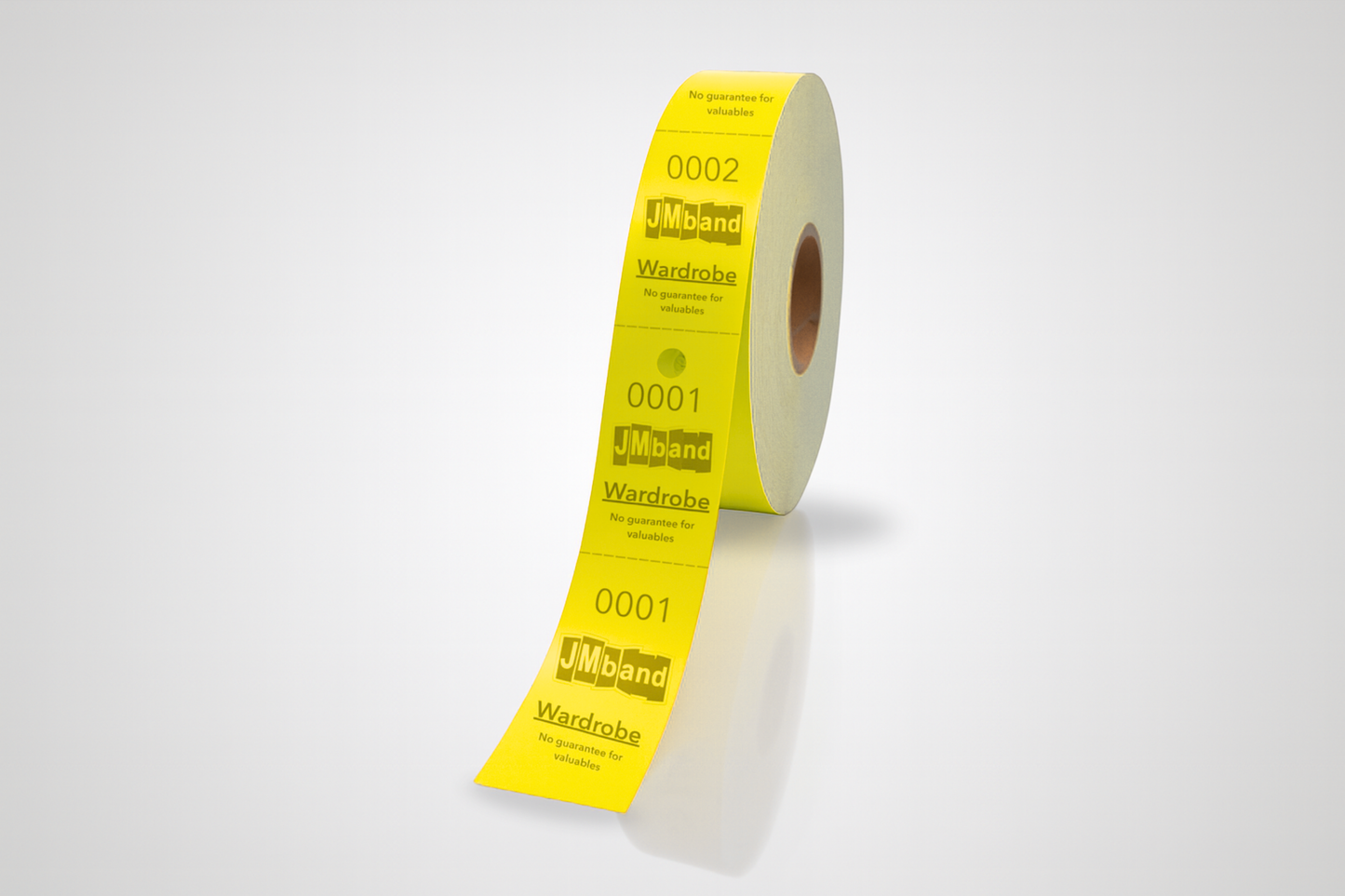 2-osaiset narikkaliput painatuksella