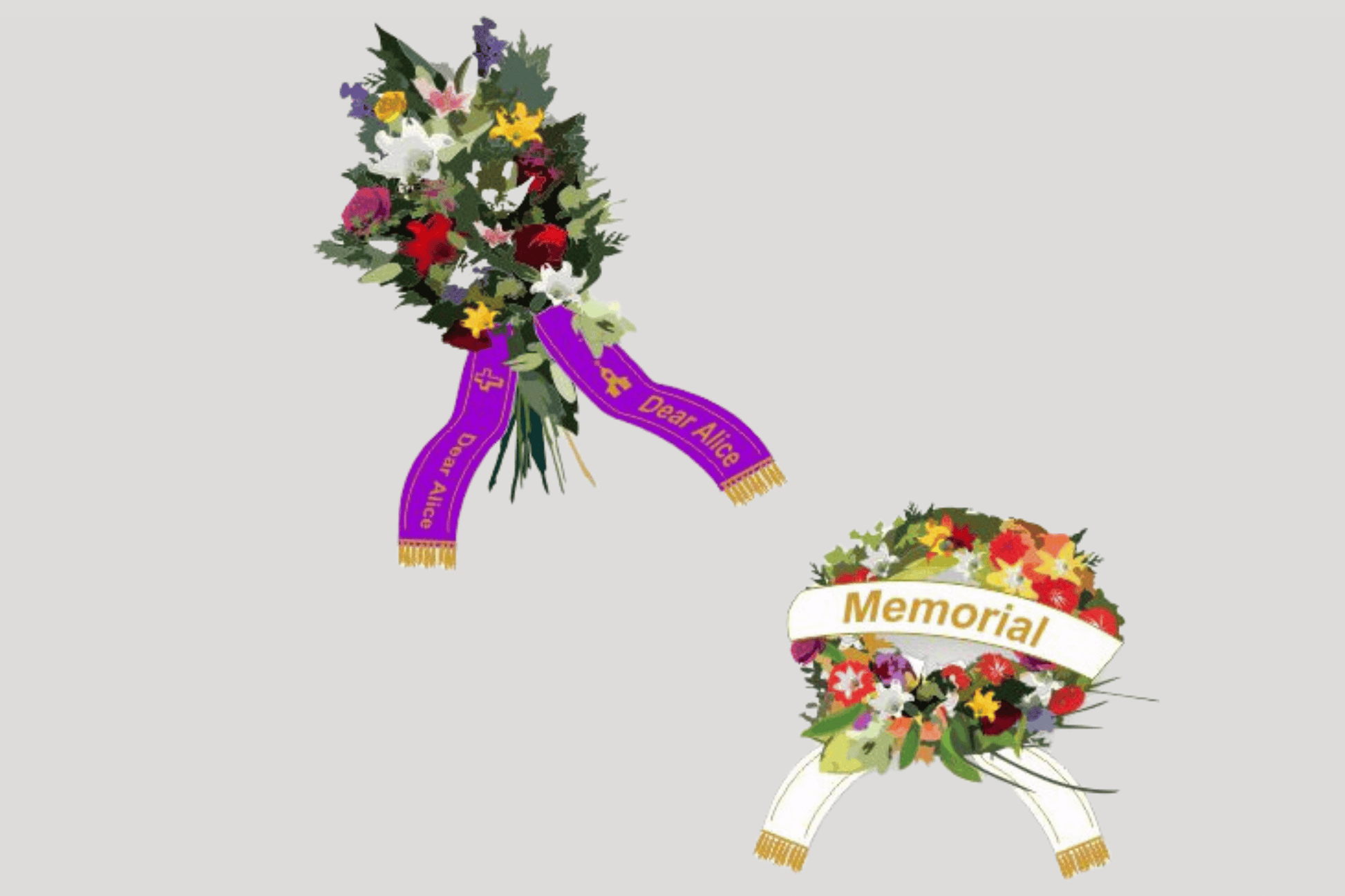 Bouquet Ribbon with Print Ribbon JM Band®