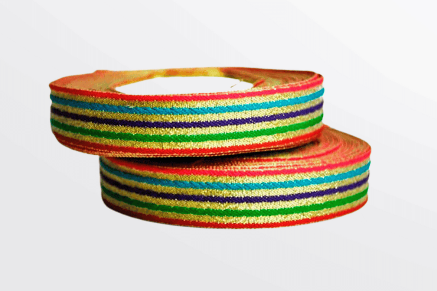 Christible Metallic Multi Colour Ribbon JM Band EU