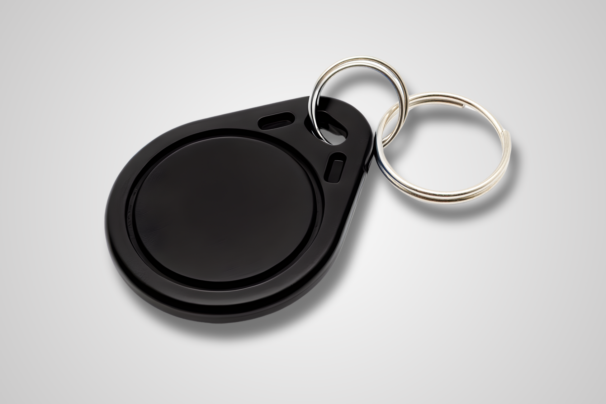 A photo of NFC Key Fob from JM Band®. Purchase RFID in black here.