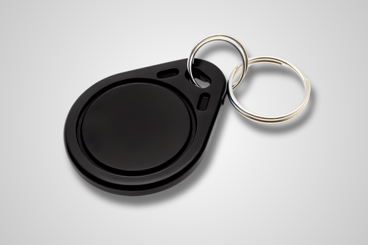 A photo of NFC Key Fob from JM Band®. Purchase RFID in black here.