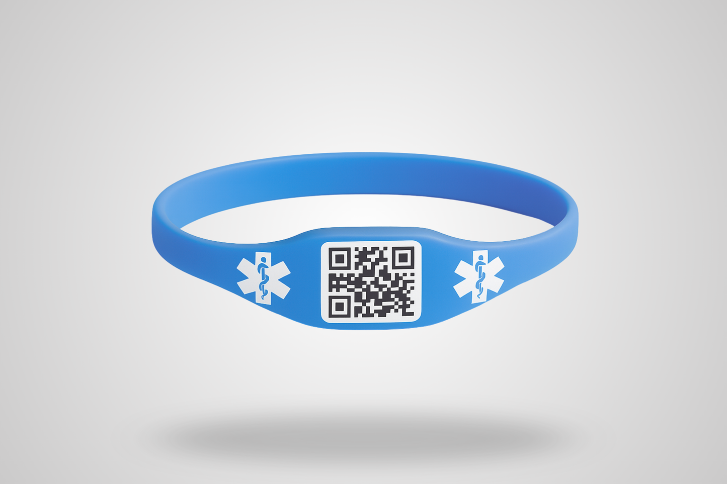 Silikonirannekkeet QR -koodilla