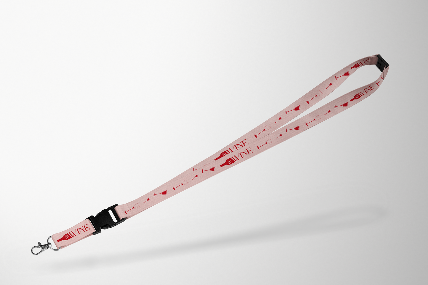 Lanyard karkea polyesteri - silkkipainatus