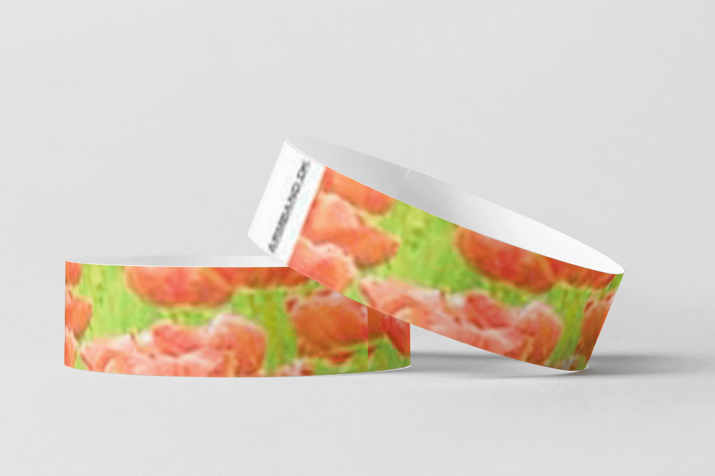 Paper Wristbands - Pre-Printed Paper wristbands JM Band® 10 Tulips