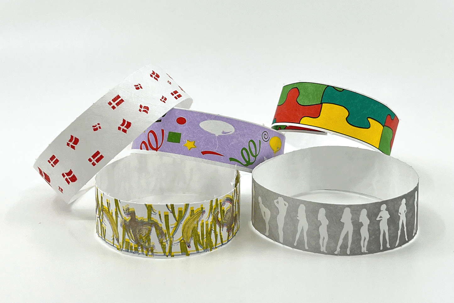 Paper Wristbands - Pre-Printed Paper wristbands JM Band®