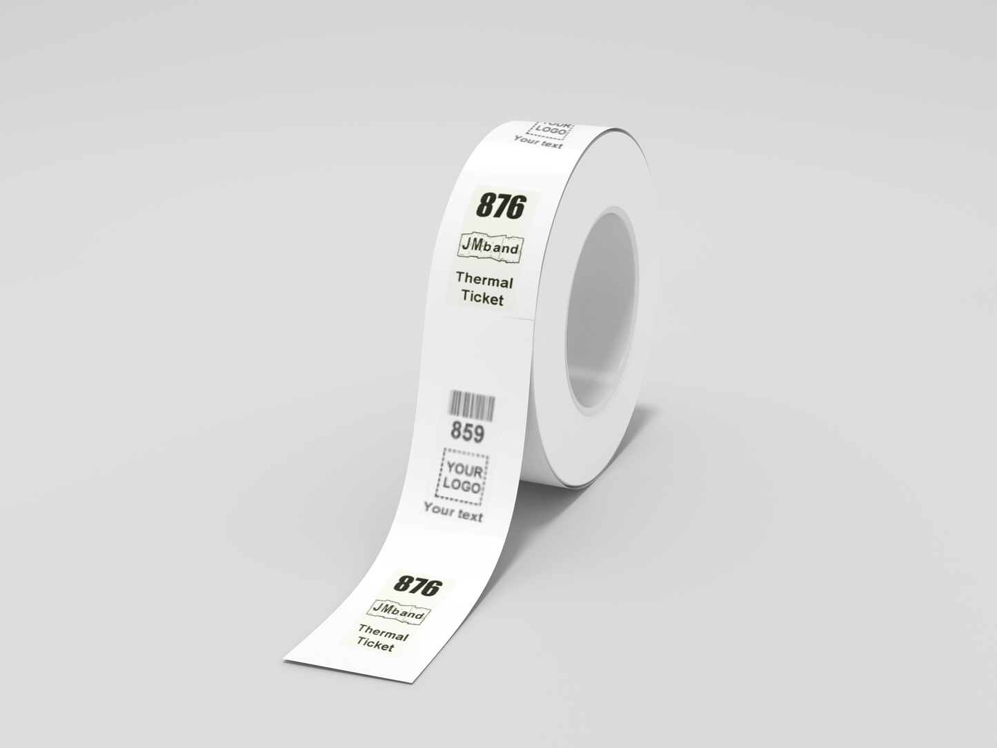 Z-Tickets with Print Tickets JM Band EU 100 White