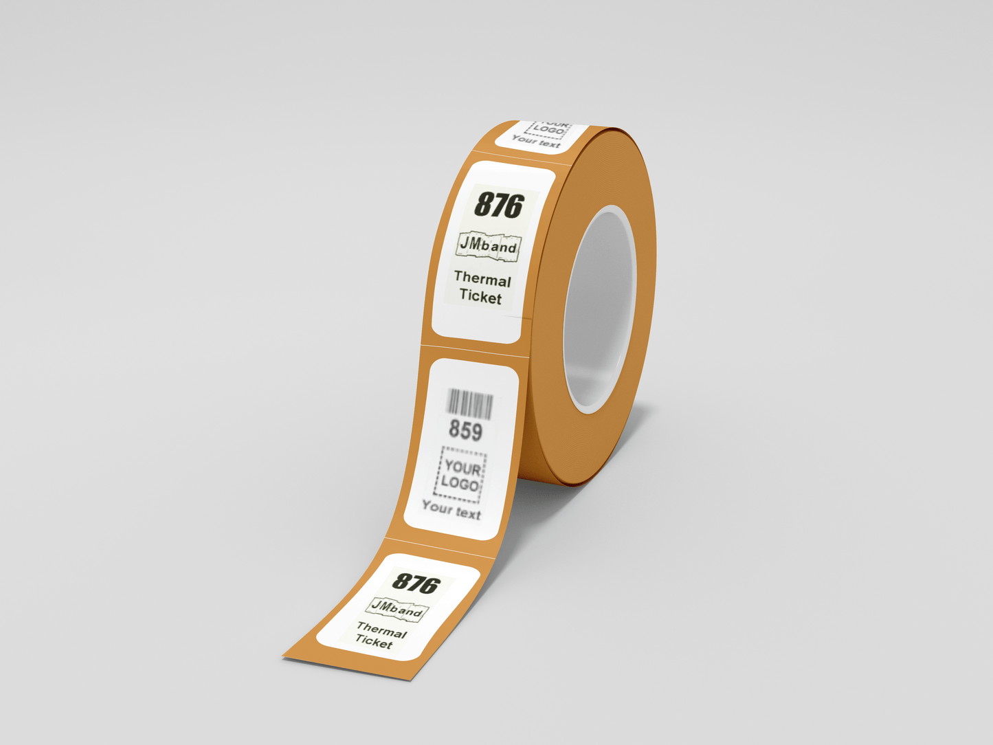 Z-Tickets with Print Tickets JM Band EU 100 Orange
