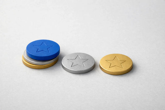 Metal and plastic coins