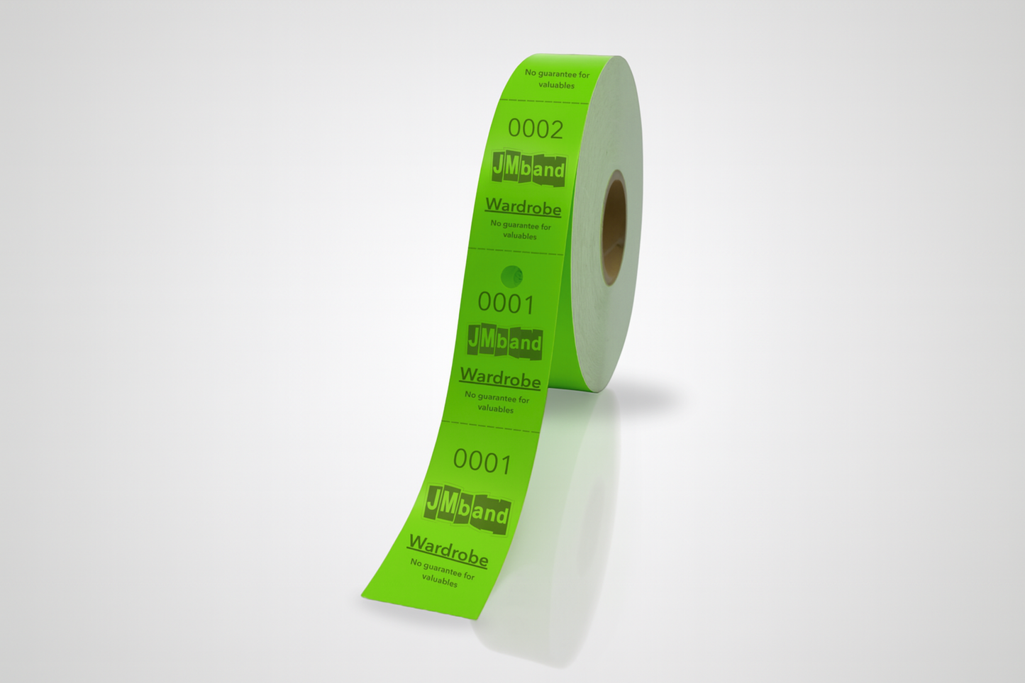 2-osaiset narikkaliput painatuksella