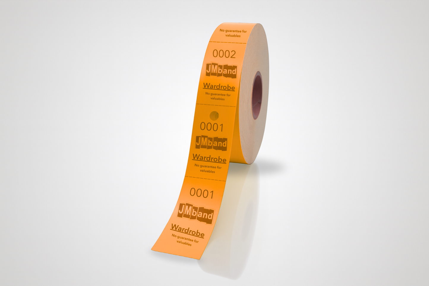 2-osaiset narikkaliput painatuksella