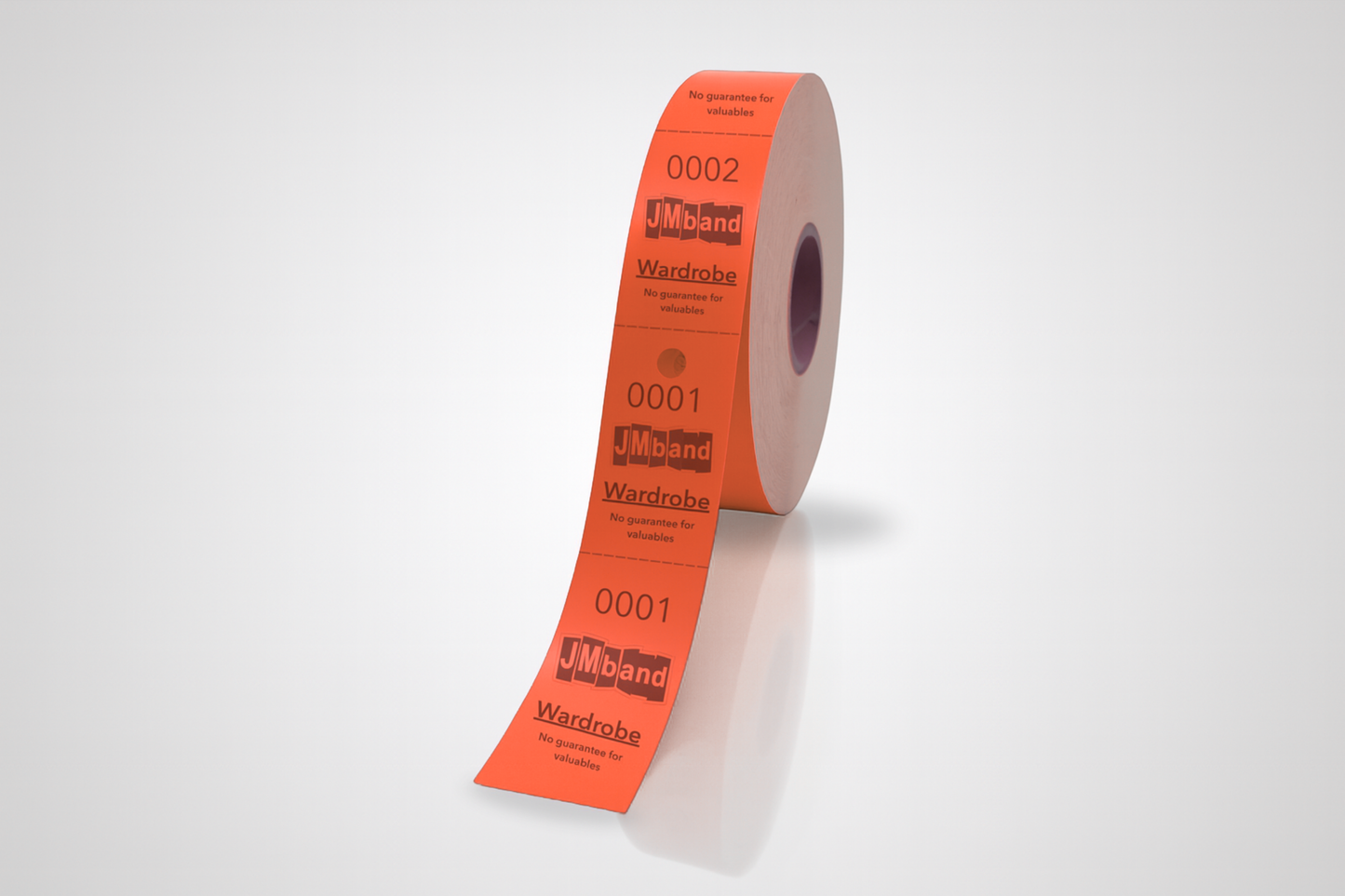 2-osaiset narikkaliput painatuksella