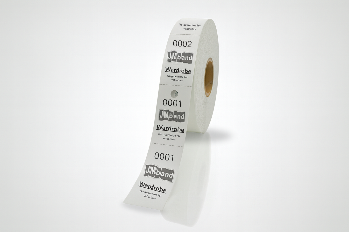 2-osaiset narikkaliput painatuksella