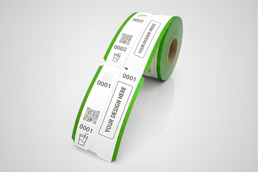 3-osaiset lämpönarikkanumerot painatuksella