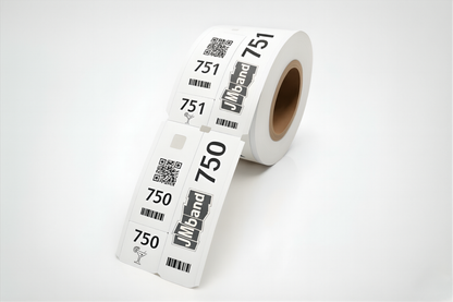 3-osaiset narikkaliput painatuksella