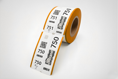 3-osaiset narikkaliput painatuksella