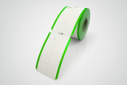 3-osaiset lämpönarikkaliput rullassa