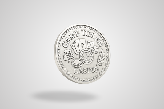 A photo of tokens for gaming machines