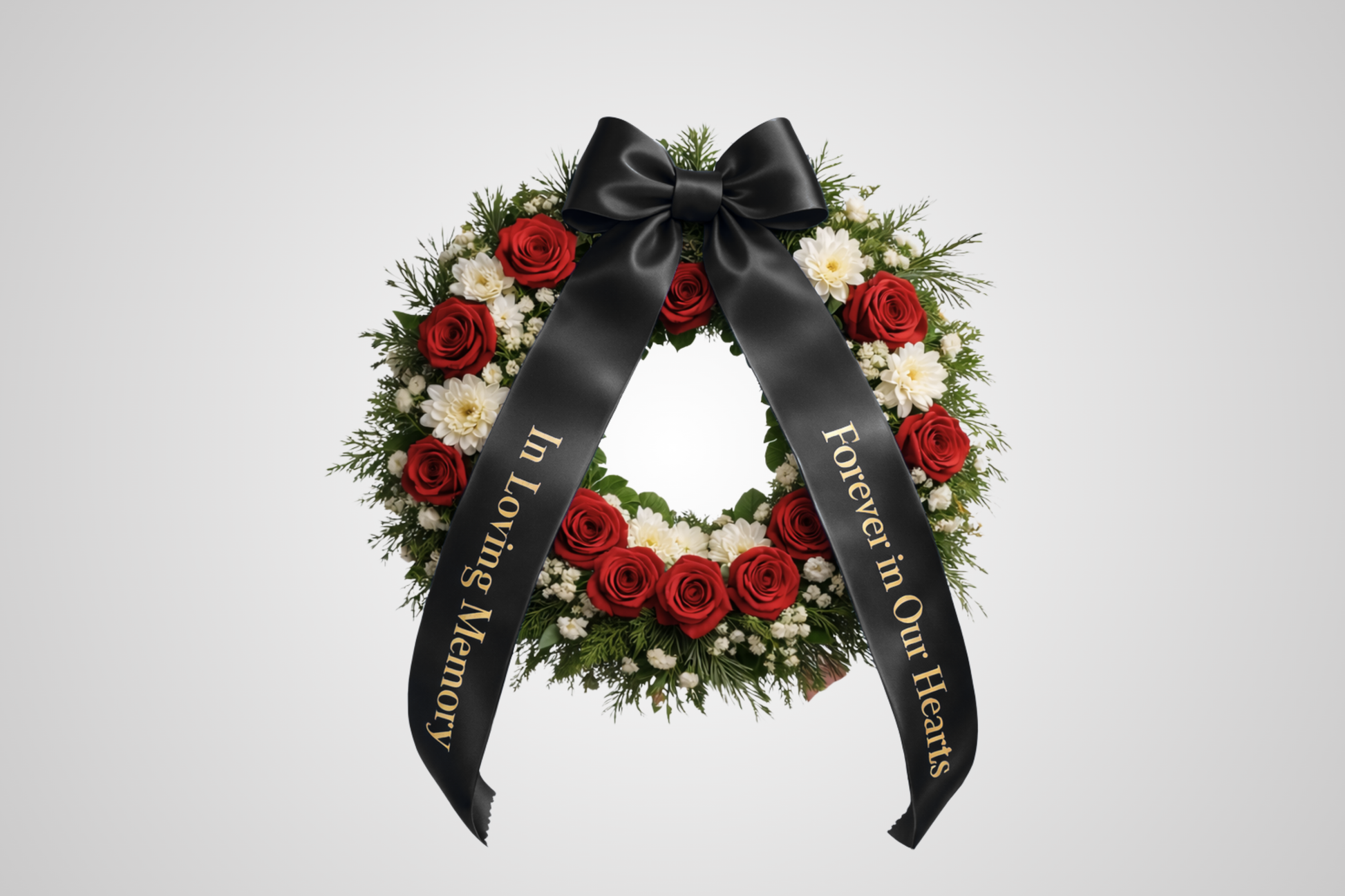 Musta ympäristöystävällinen satiinikuvioinen kimppunauha JM Band®:ltä, jossa on oma design.