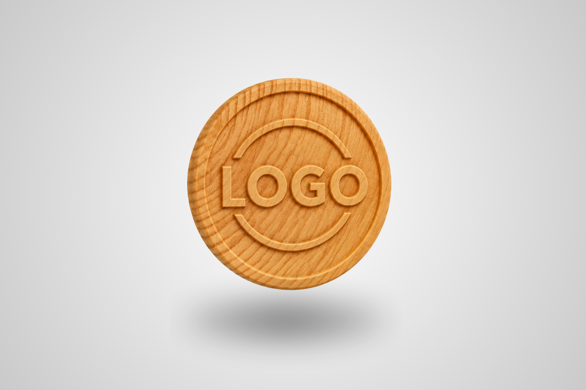 Embossed Wooden Tokens