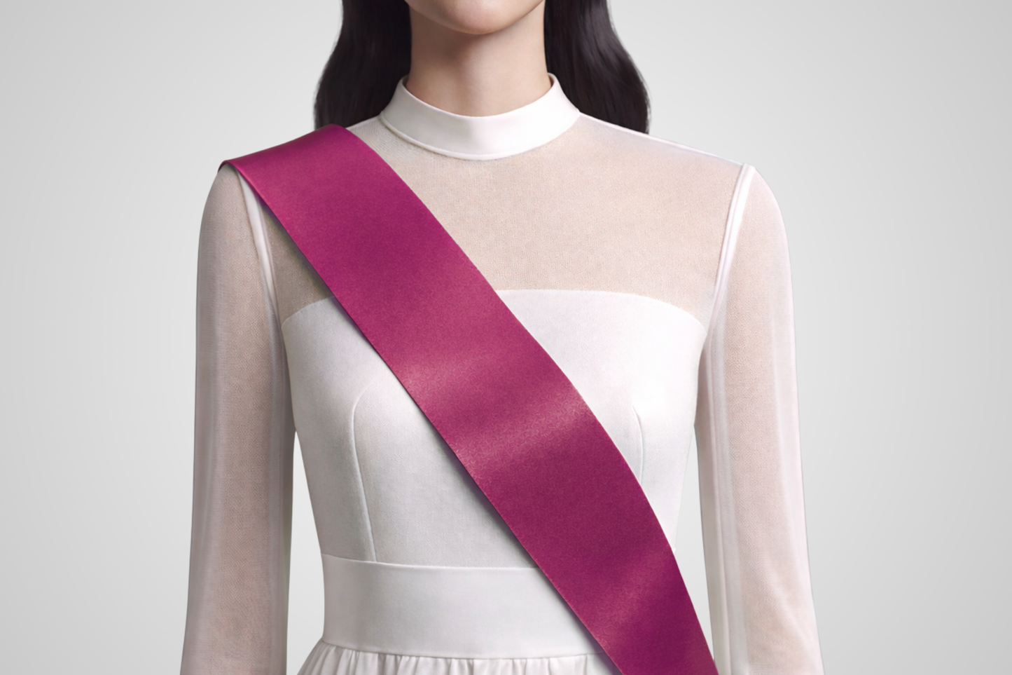 JM Band® -merkin bordeaux'n värinen vyönauha ilman painatusta.
