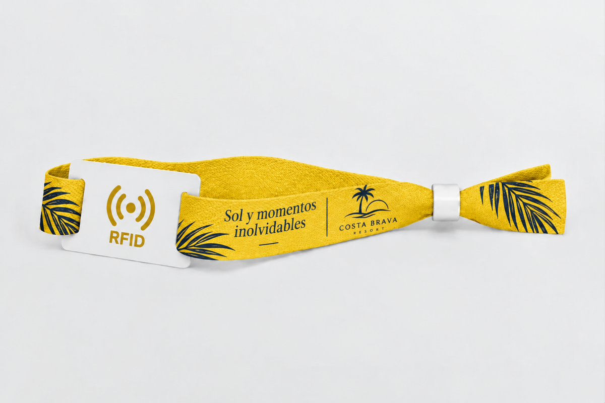 RFID-bambukankaiset rannekkeet painatuksella