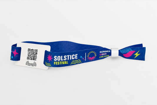 RFID Festival wristbands with print for easy access control