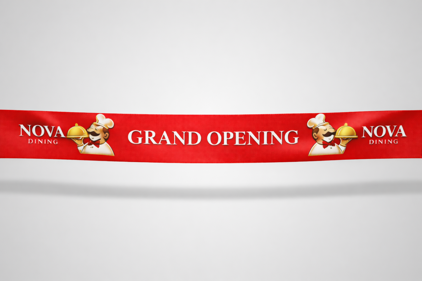 Väliaineen avausnauha väritulostuksella