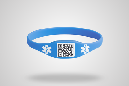 Silikonirannekkeet QR -koodilla