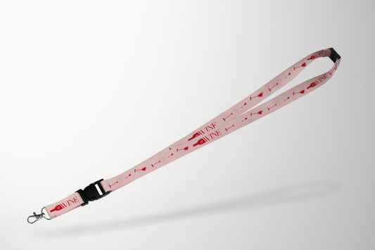 Lanyard karkea polyesteri - silkkipainatus