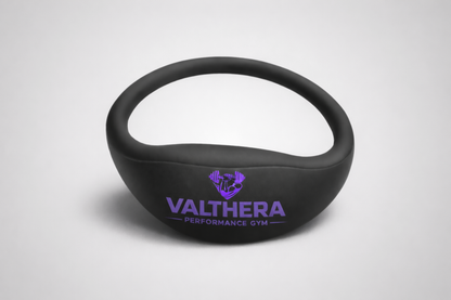 Musta NFC-ranneke JM Band®:lta painetulla logolla