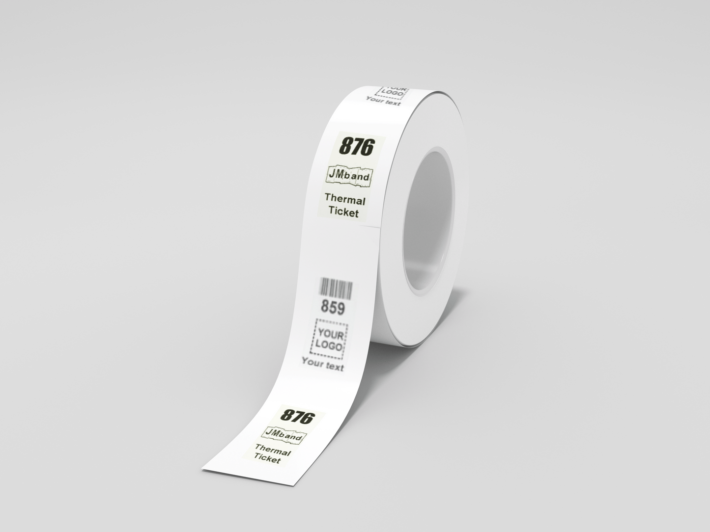 Z-Tickets with Print Tickets JM Band EU 100 White 