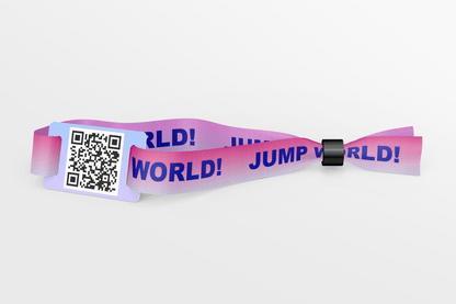 Kangasrannekkeet QR-koodilla - Väritulostetut kangasrannekkeet JM Band®