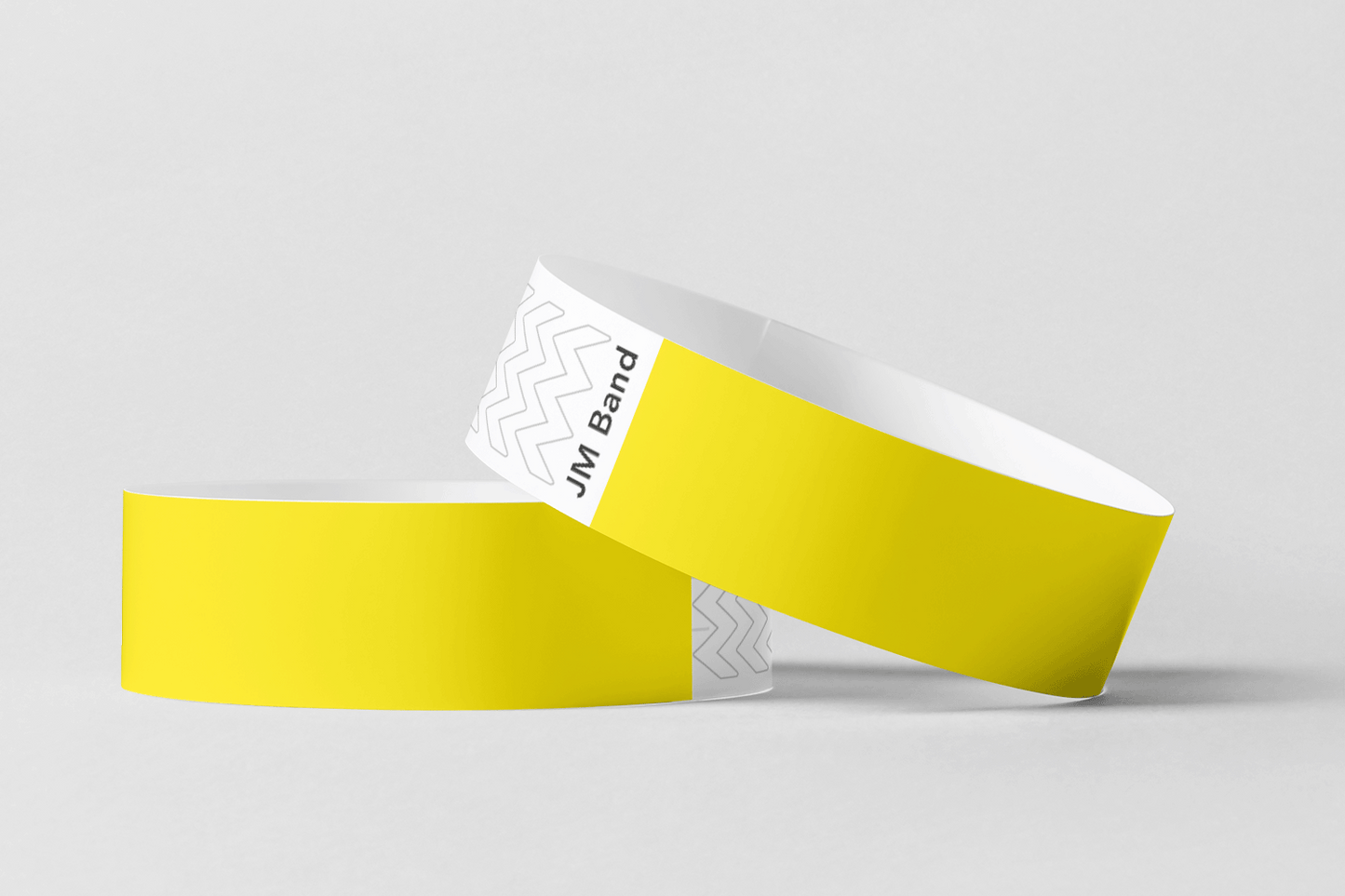 Paper Wristbands -  Plain Stock Paper wristbands JM Band EU 10 Yellow 