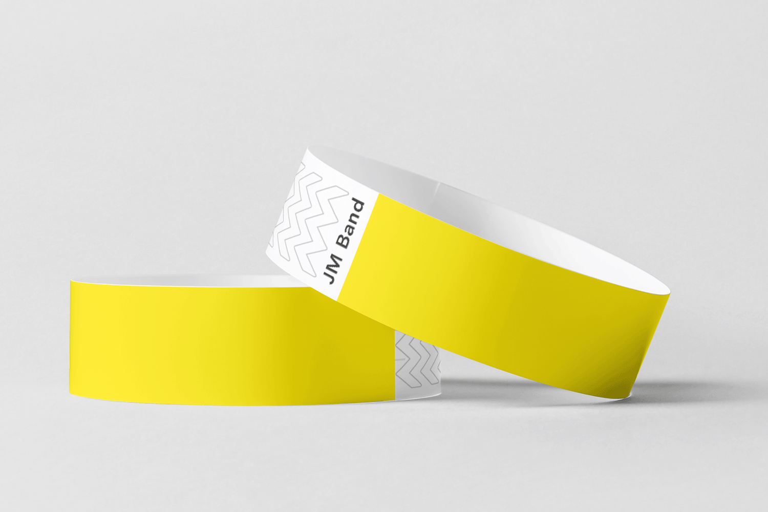 Paper Wristbands -  Plain Stock Paper wristbands JM Band EU 10 Yellow 
