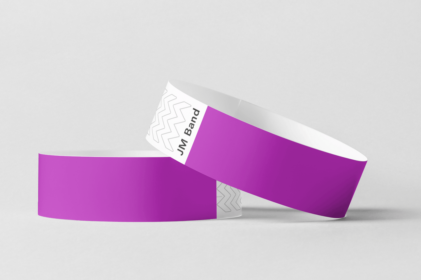 Paper Wristbands -  Plain Stock Paper wristbands JM Band EU 10 Purple 